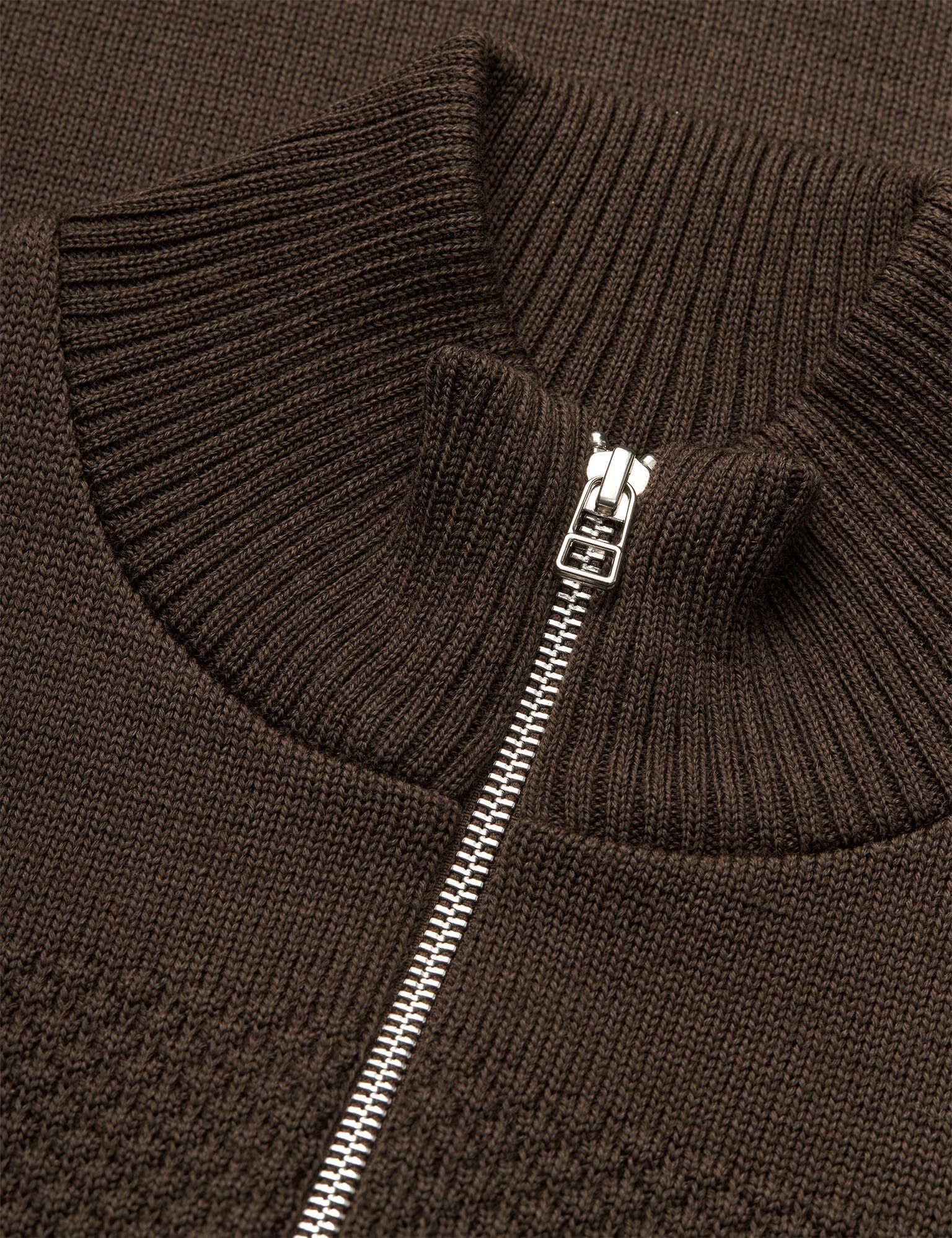 Wool Klemens Zip Knit FAV