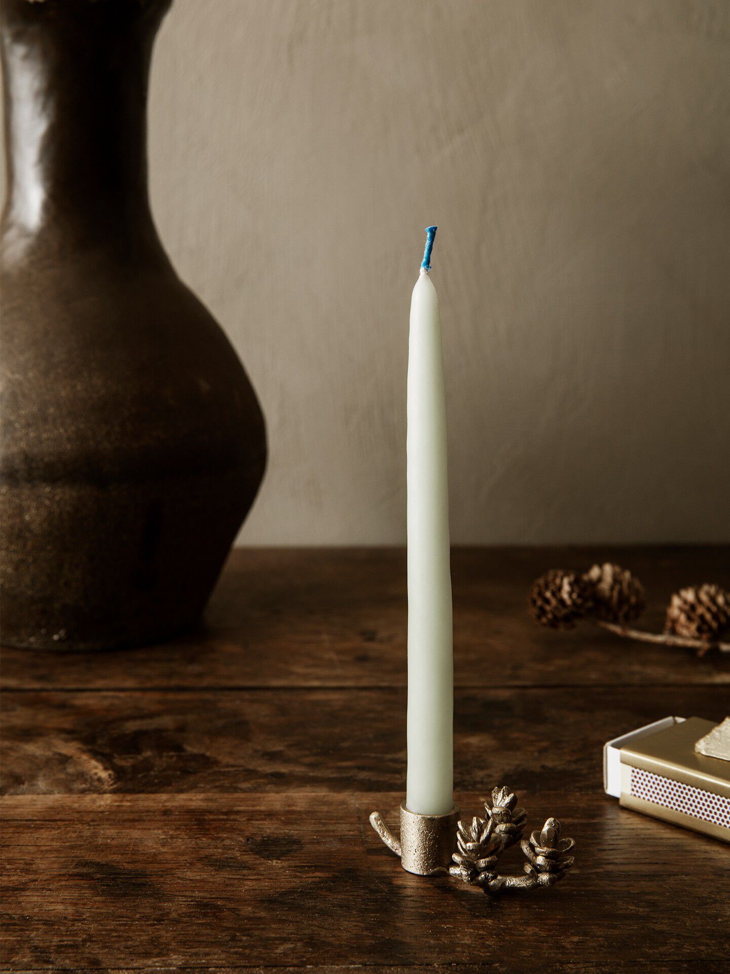 Forest Candle Holder - Brass