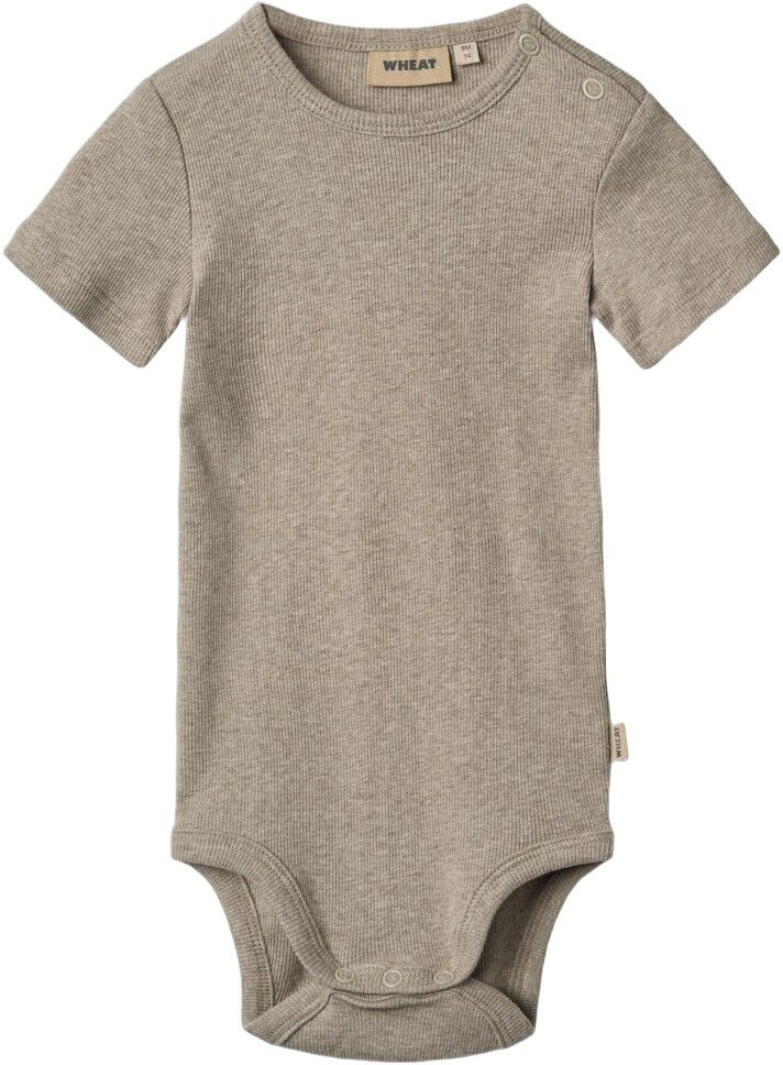 Kort&aelig;rmet Rib Body Timo