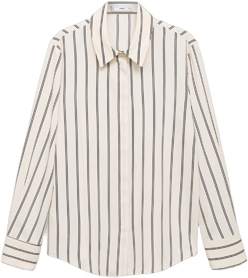 Fluid long-sleeved blouse