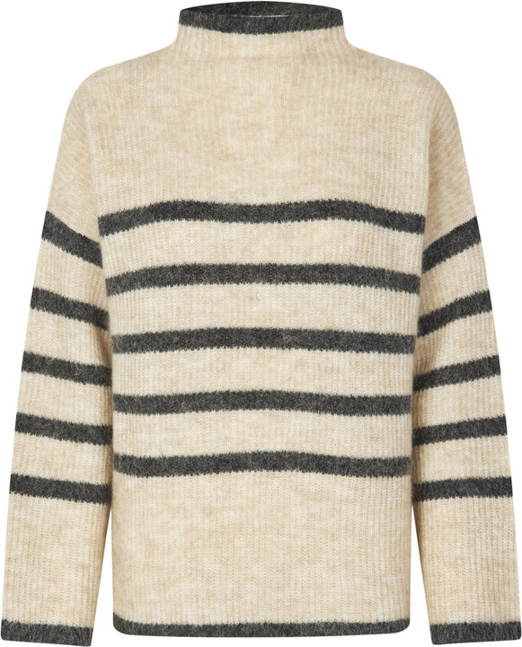 Ovalis Mohair Blend Knit T-Neck