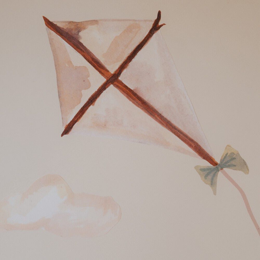 Wallsticker Drage, lille