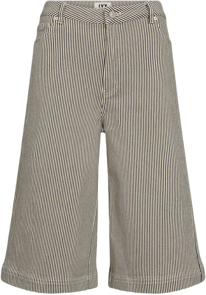 IVY-Augusta Long Shorts Wash Black Sailor Stripe