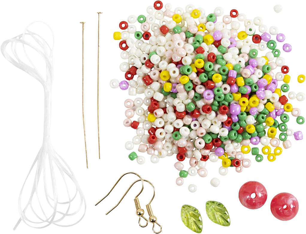 Mini DIY Kit Smykker, Elastikarmb&aring;nd og &oslash;rering