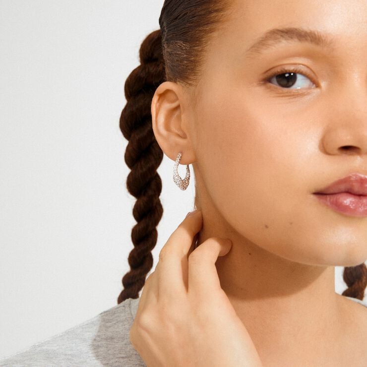 FENIX øreringe sølvbelagt