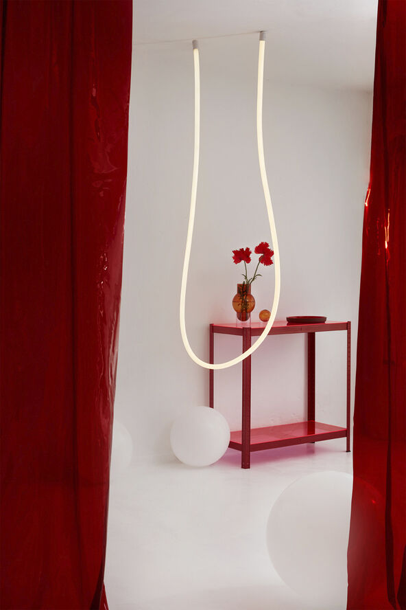 BUBBLE TUBE, LARGE, AMBER/ROSE, 90270A