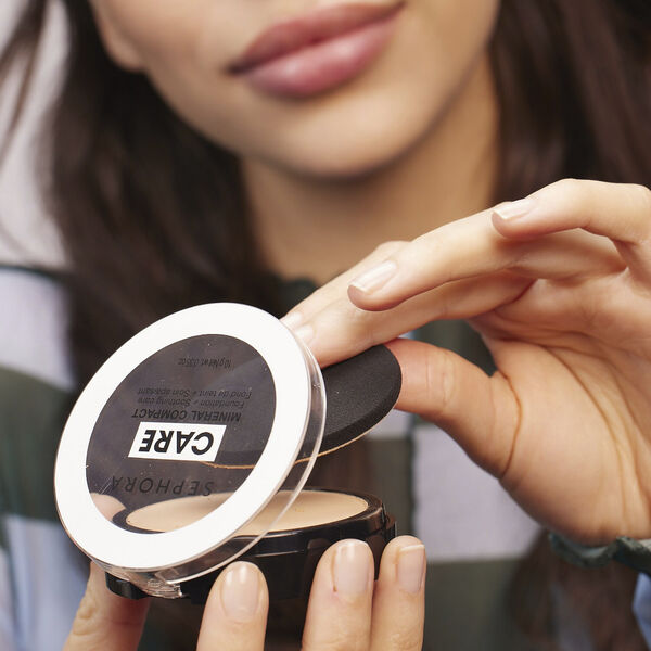 Vårdande mineralpuder (Care Minéral Compact) - Foundation + Lugnande v