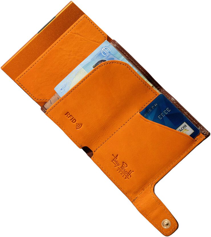 Furbo cardholder with banknote and coin pocket