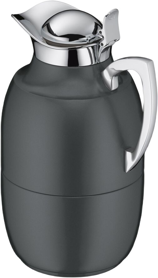 Termoskanna Juwel 1 liter Matt svart Rostfritt stål