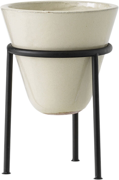 Daiza Planter, H37/Ø25, Ivory