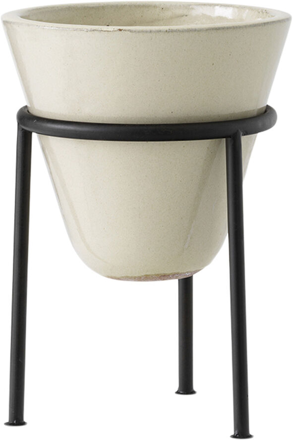 Daiza Planter, H37/Ø25, Ivory