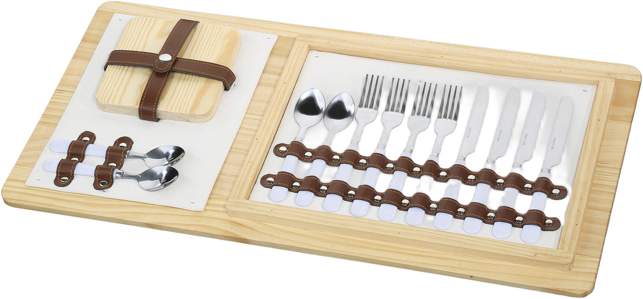 Picnickurv PALERMO m/tilbeh&oslash;r 4 pers.