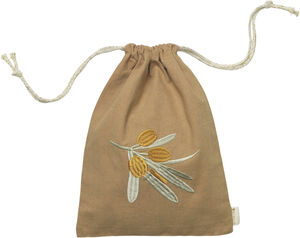 Gift Bag - Buckthorn embroidery - Caramel