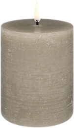UYUNI LIGHTING - Pillar LED Candle - Sandstone - 7,8 x 10,1 CM