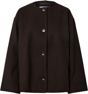 PCAGNES SHORT JACKET W. SCARF D2D B