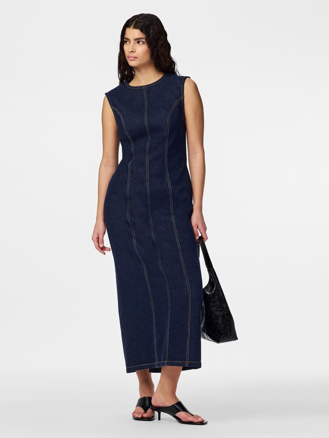 Pcfranna Sl Long Denim Dress D2D