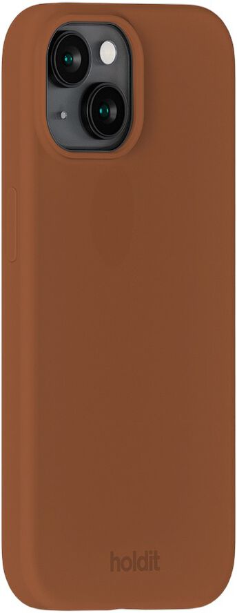 Silicone Case iPhone 15 Almond Brown
