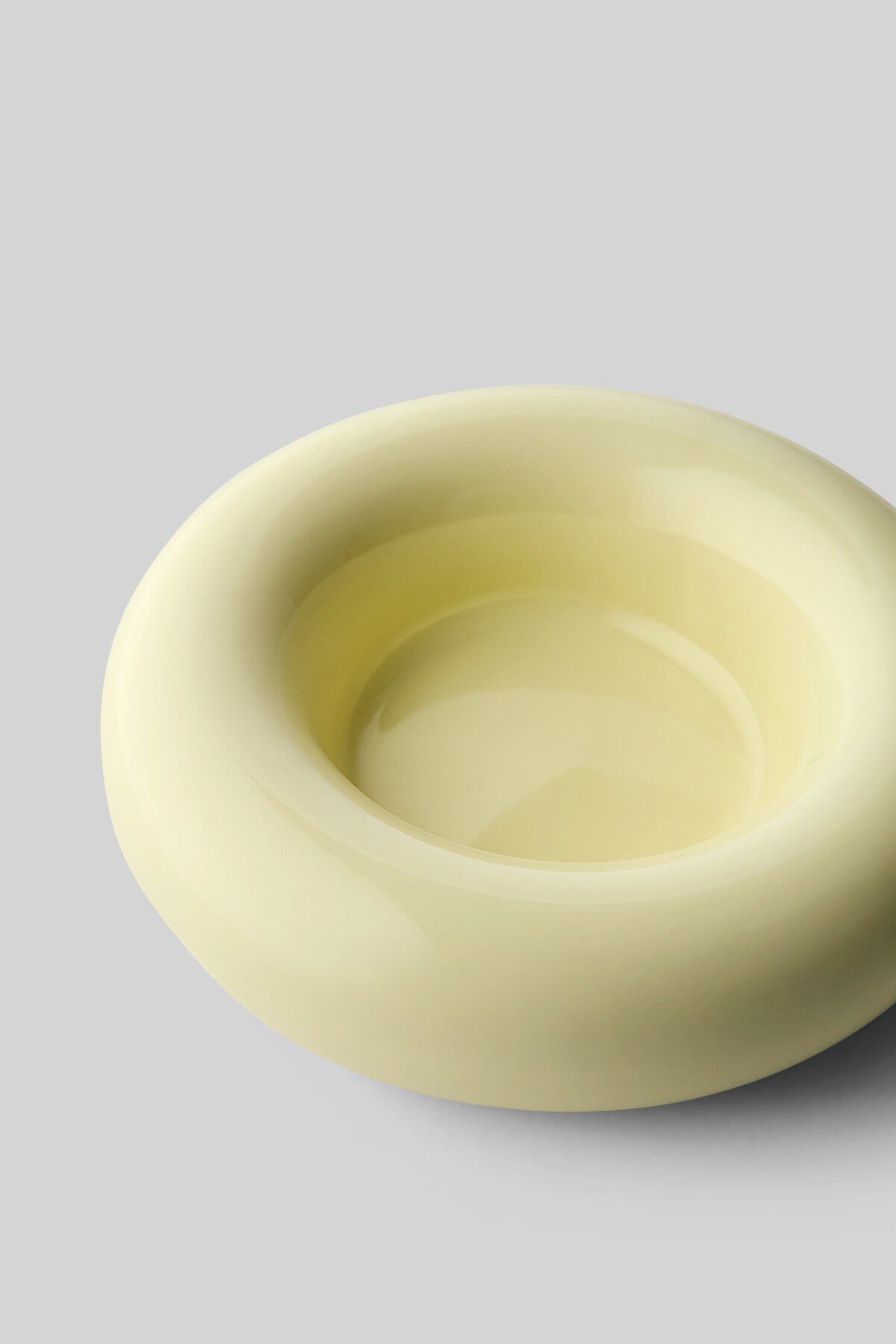 BOB CANDLE HOLDER, LARGE, YELLOW