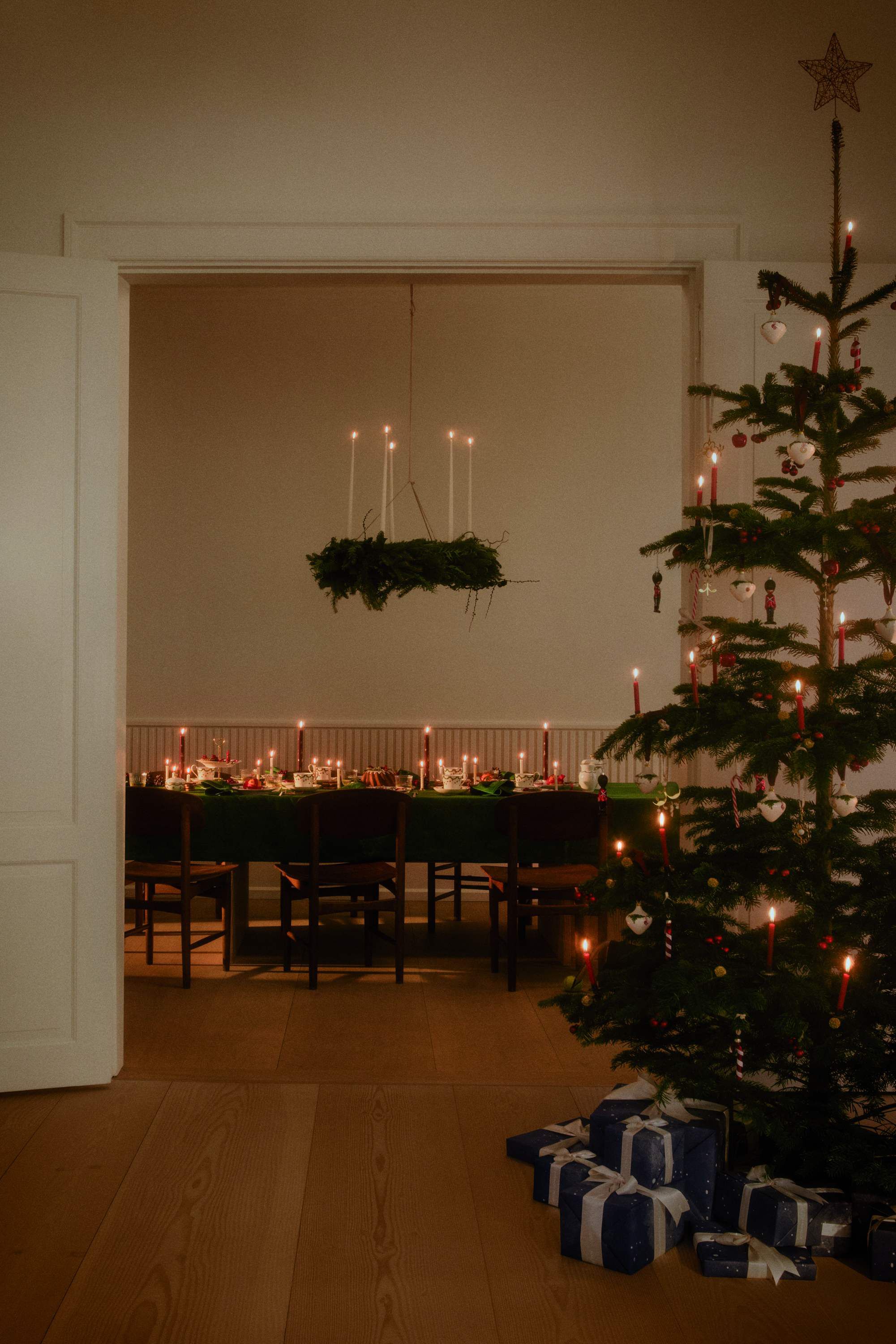 Stjerne Riflet OrnamentS&aelig;t2stk