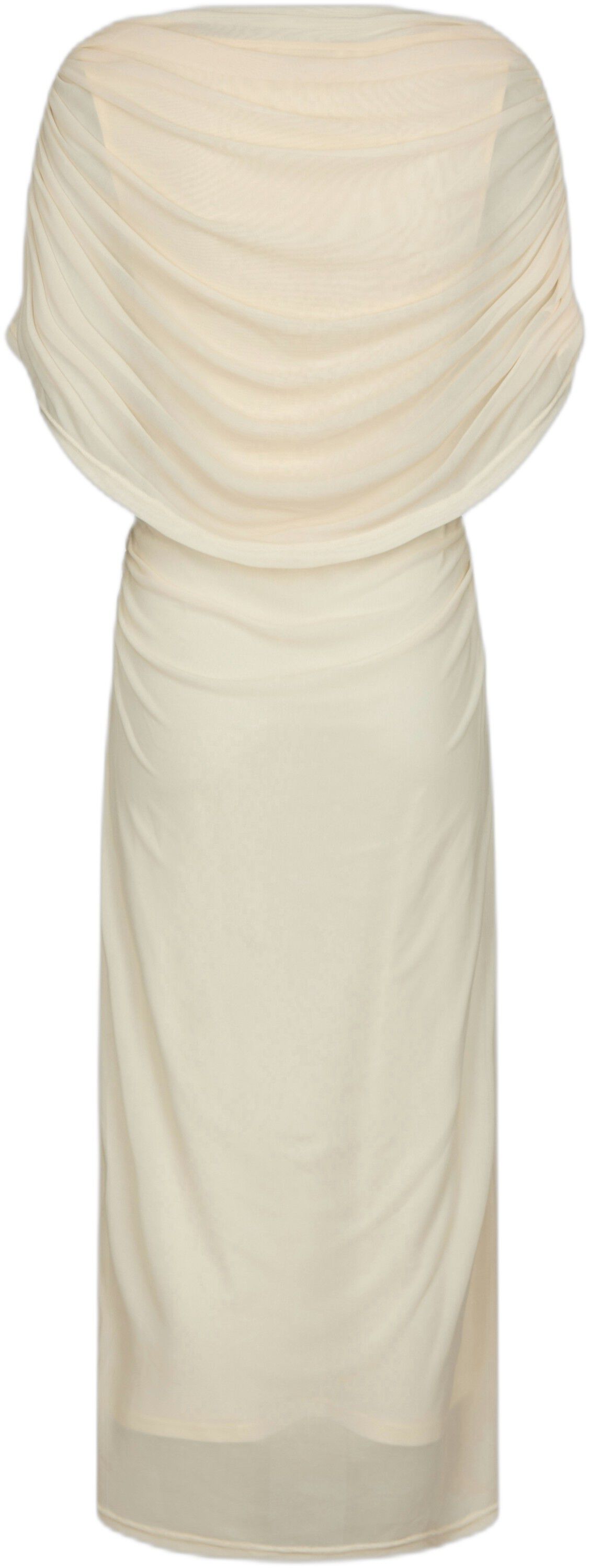 Tottuna Long Drapy Mesh Dress