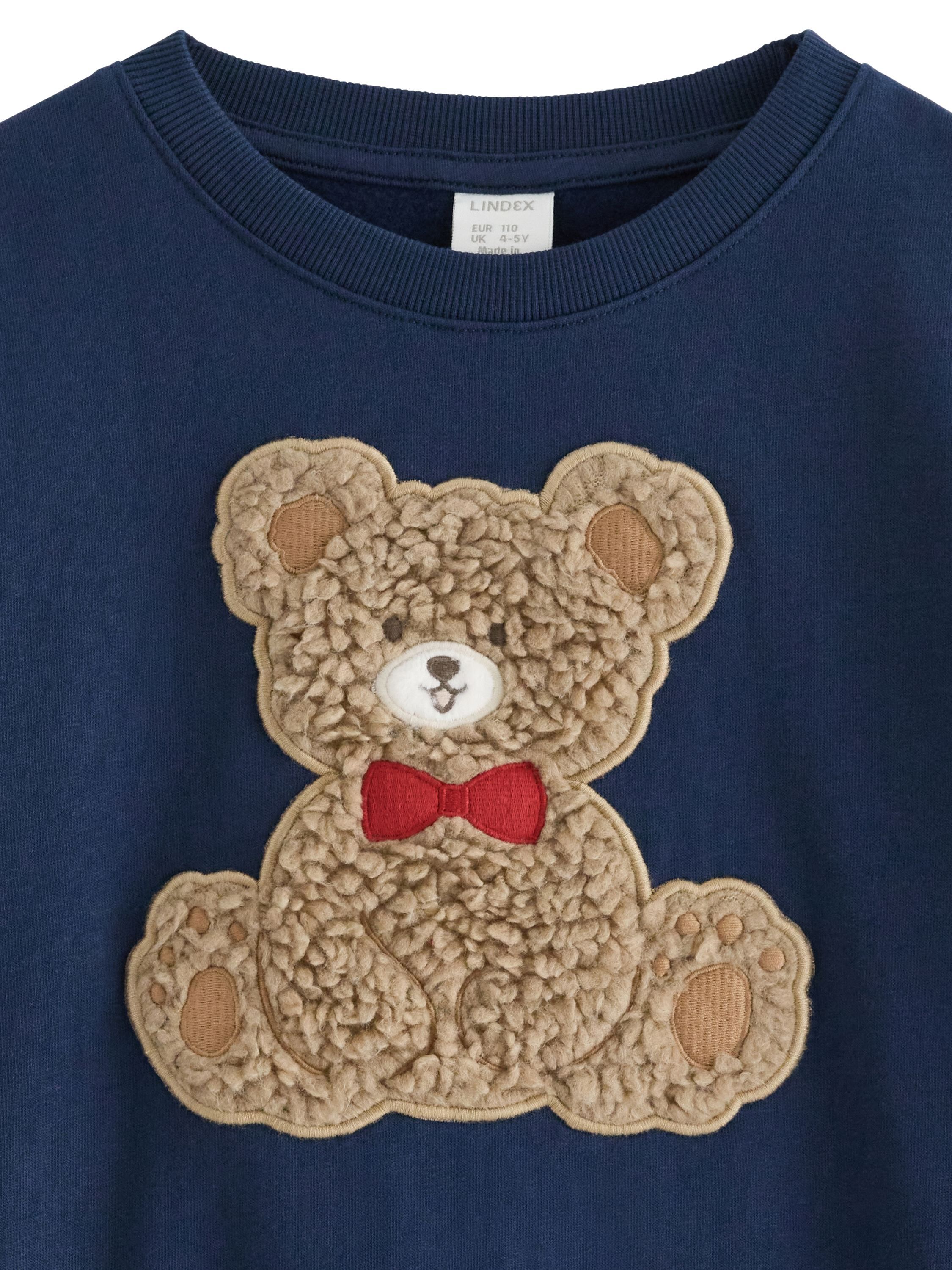 Sweatshirt with a brushed inside an