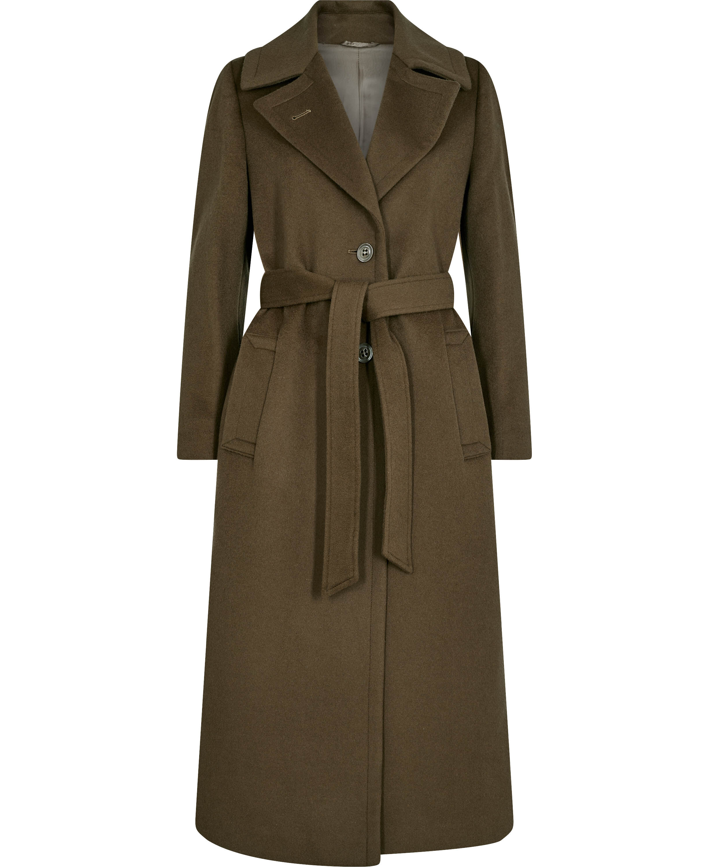 Cashmere Coat W - Clareta Belt Long