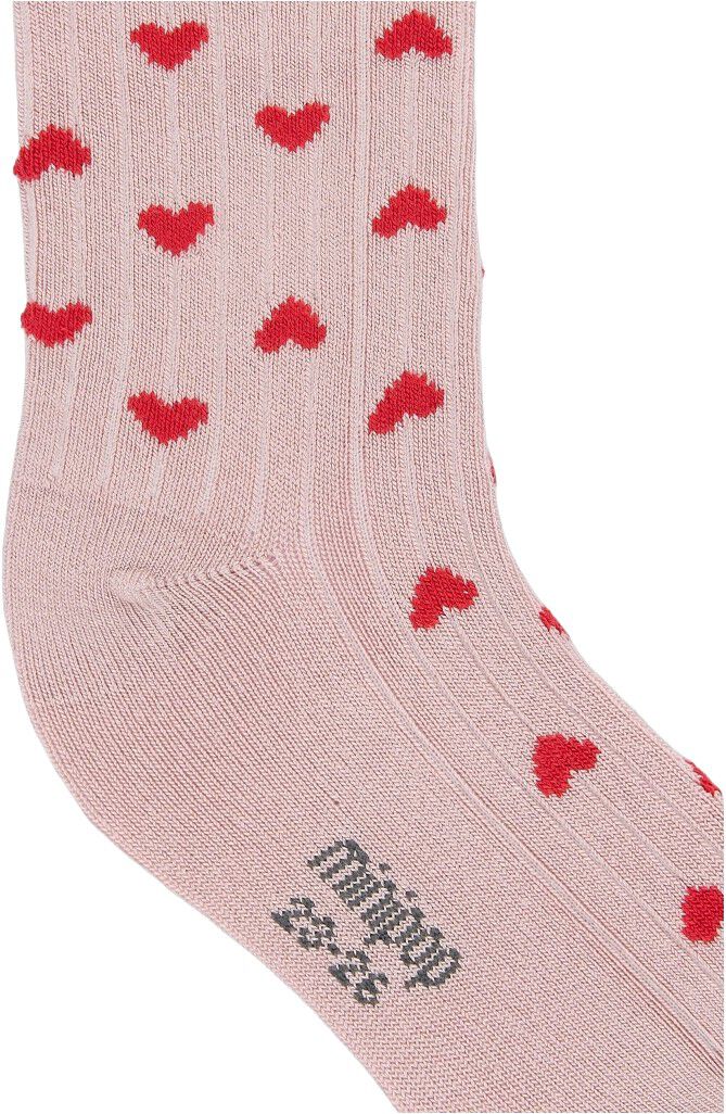 Minipop Bamboo Heart Socks 3-pack