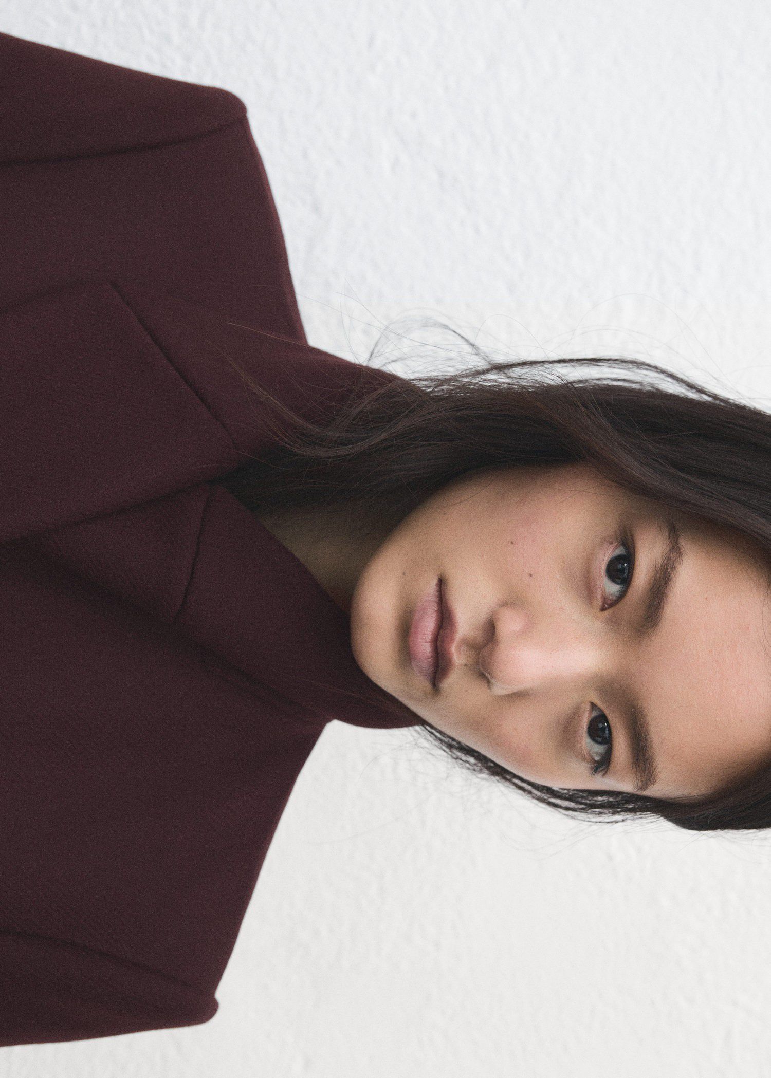 Manteco wool coat with fur collar