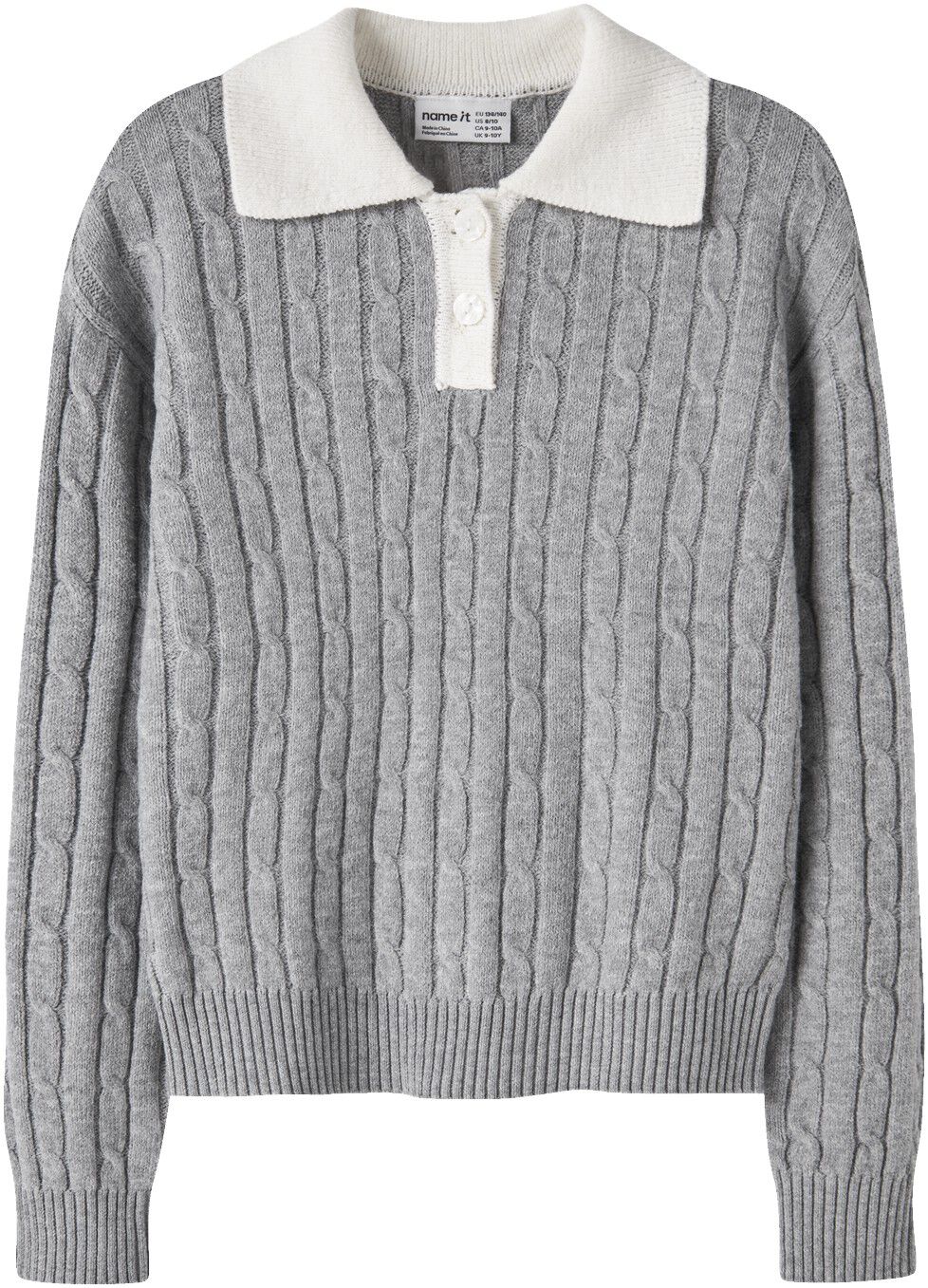 Nkfnessa Ls Knit Polo