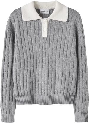 NKFNESSA LS KNIT POLO