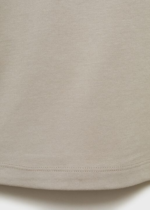 V-neck cotton T-shirt