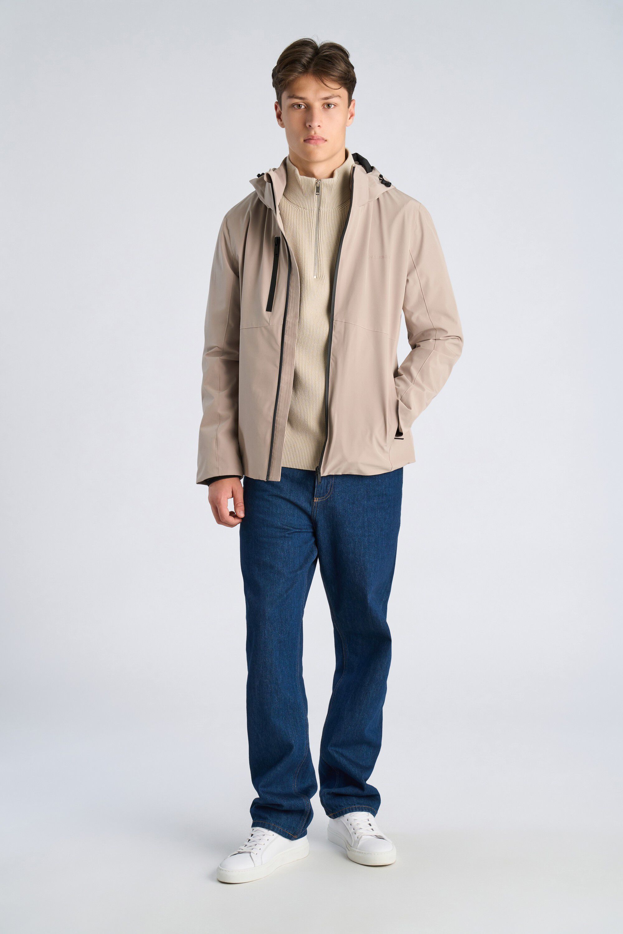 Short parka jacket