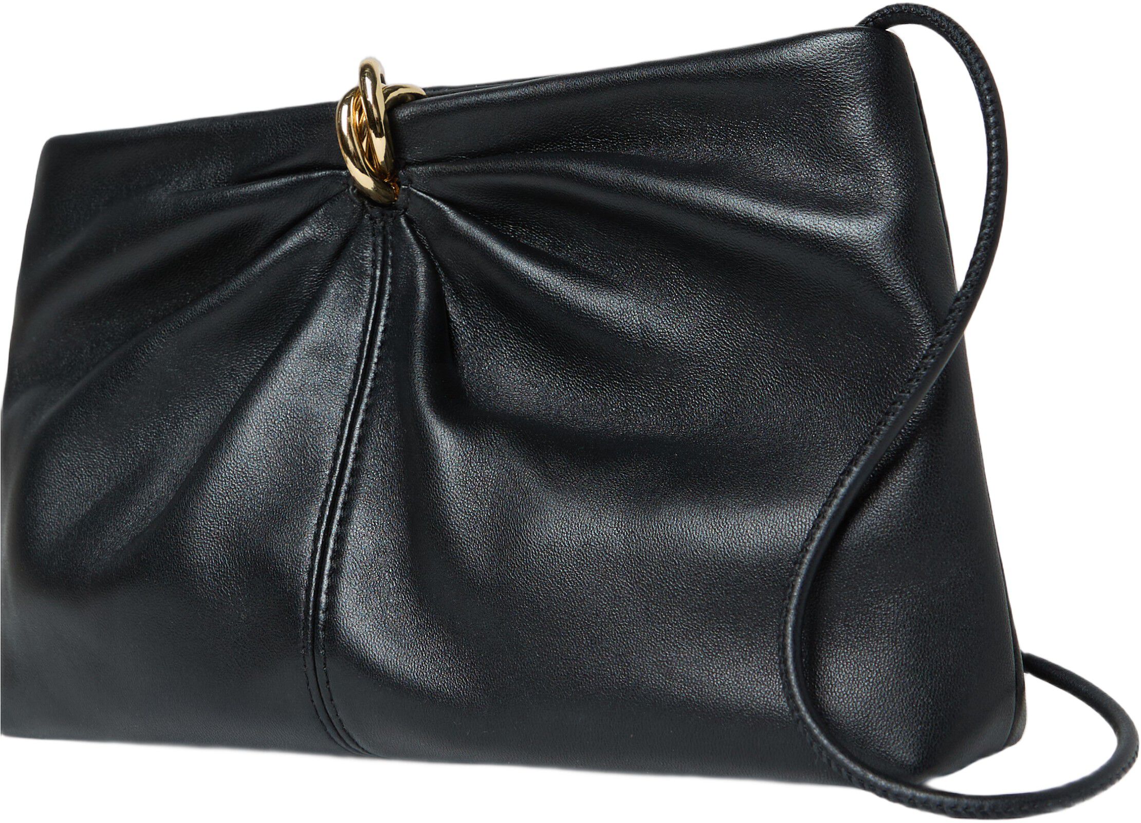 CORRINE GATHERED MULTI RING CLUTCH