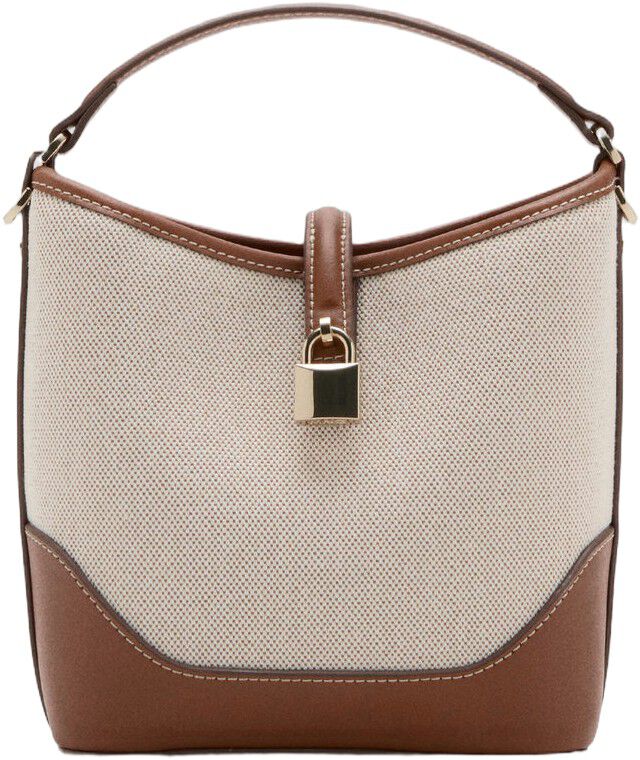 Textured bucket bag