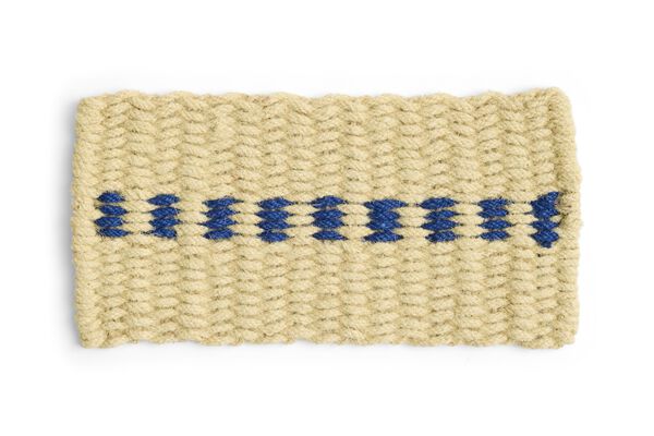 Coco Door Mat-Dot-White and blue