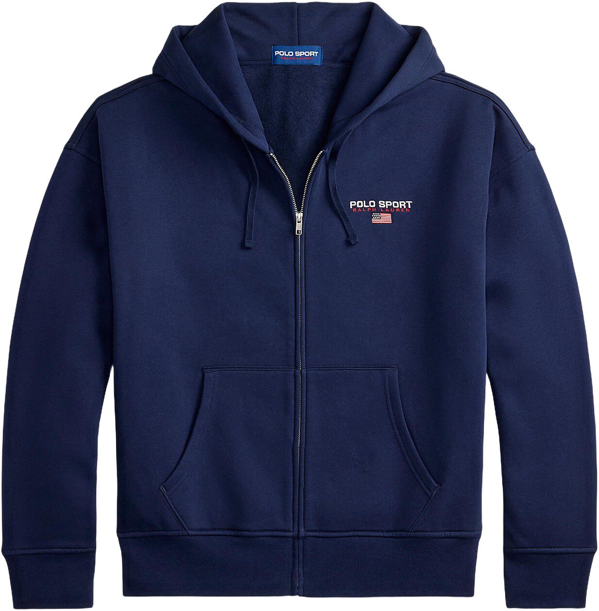 Relaxed Fit Polo Sport Fleece Hoodie