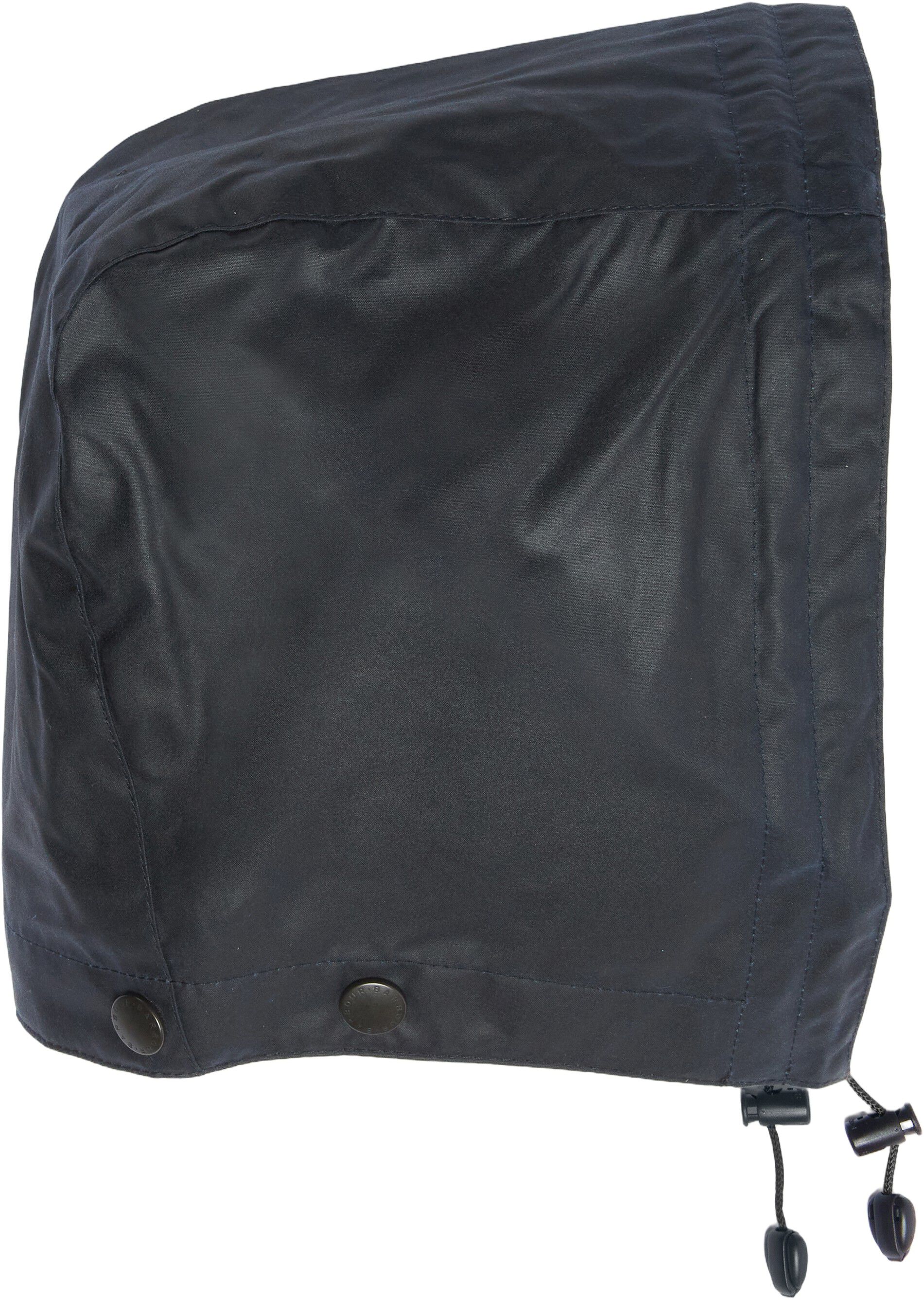 Waxed cotton hood