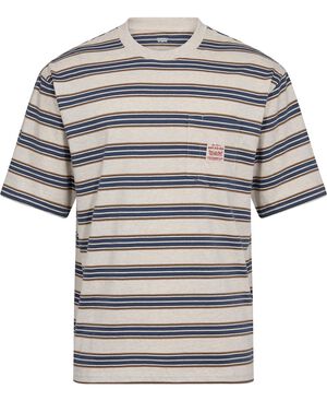 SS WORKWEAR TEE CASPIAN STRIPE