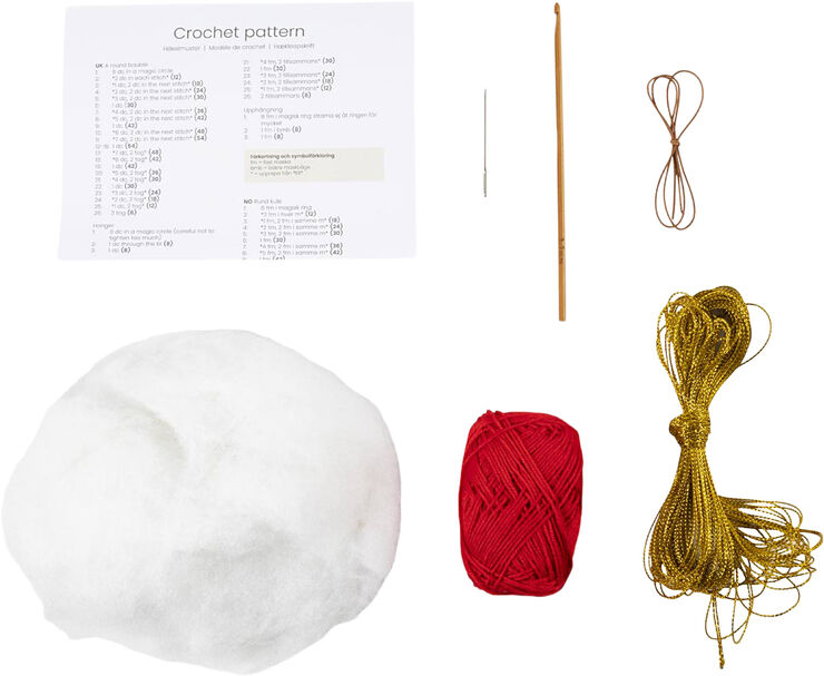 DIY Kit Hækle, Julekugler