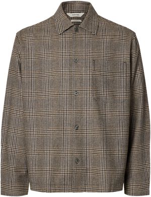 SLMRLXSVEND WT CHECK WOOL BLEND LIG