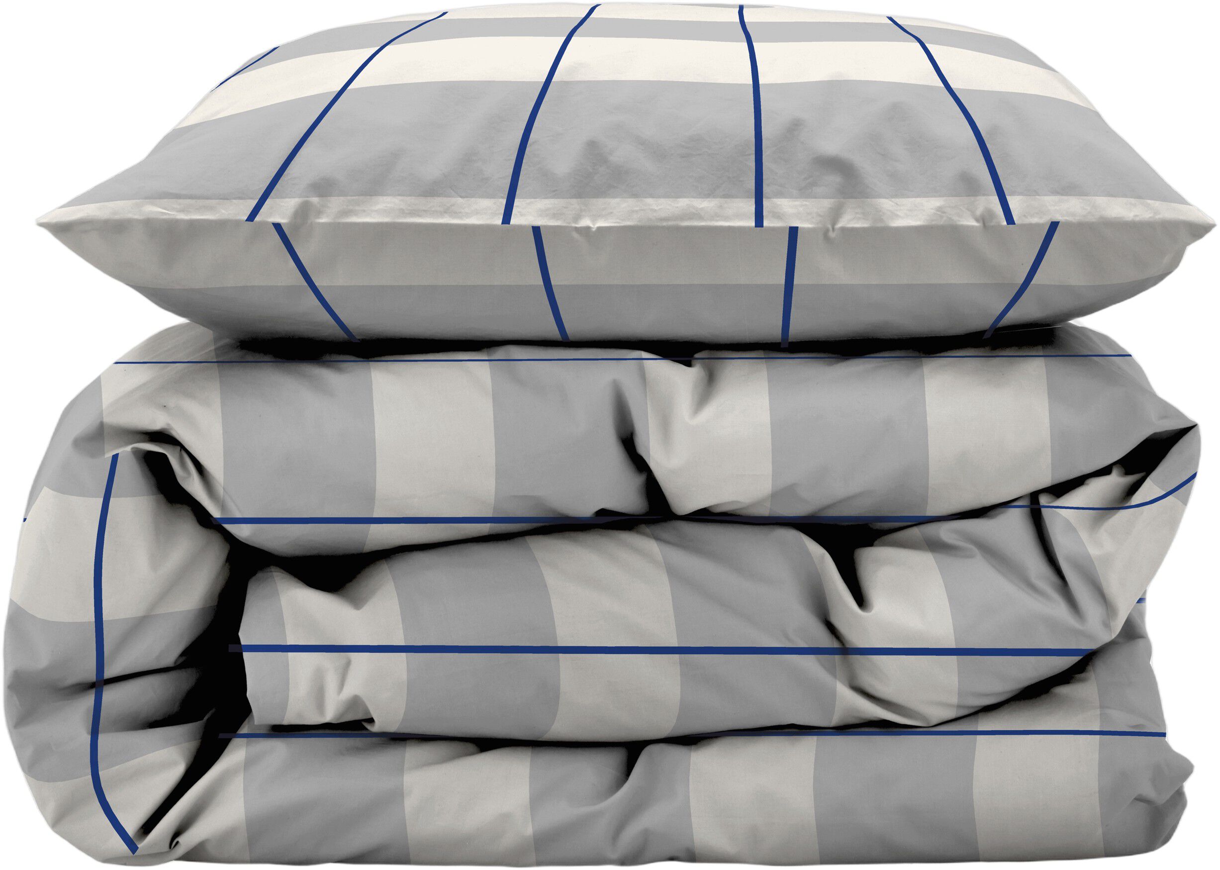 P&aring;slakanset 140x220 Blocks Cloud grey