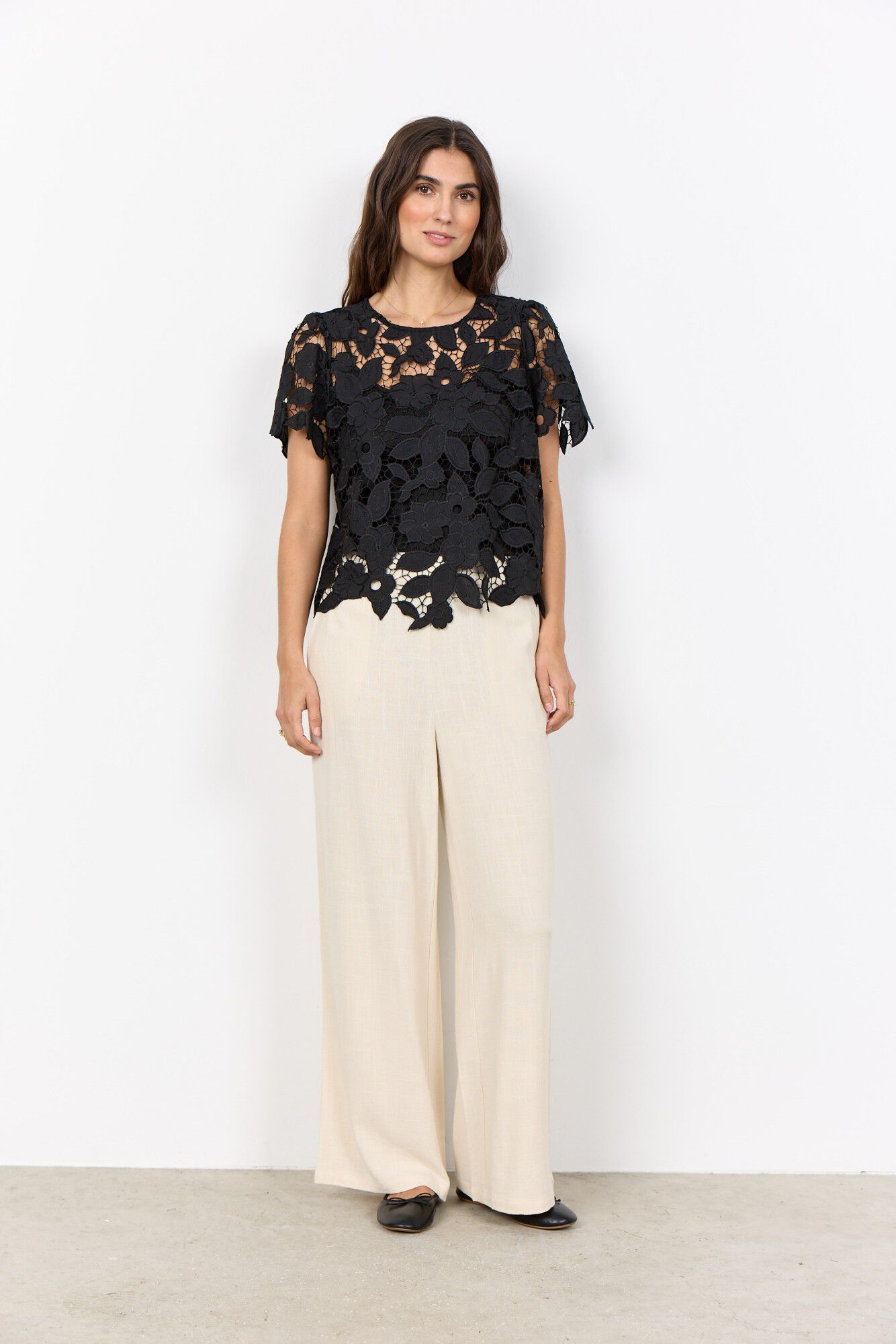 SC-CASSANDRA 1 Bluse Sort