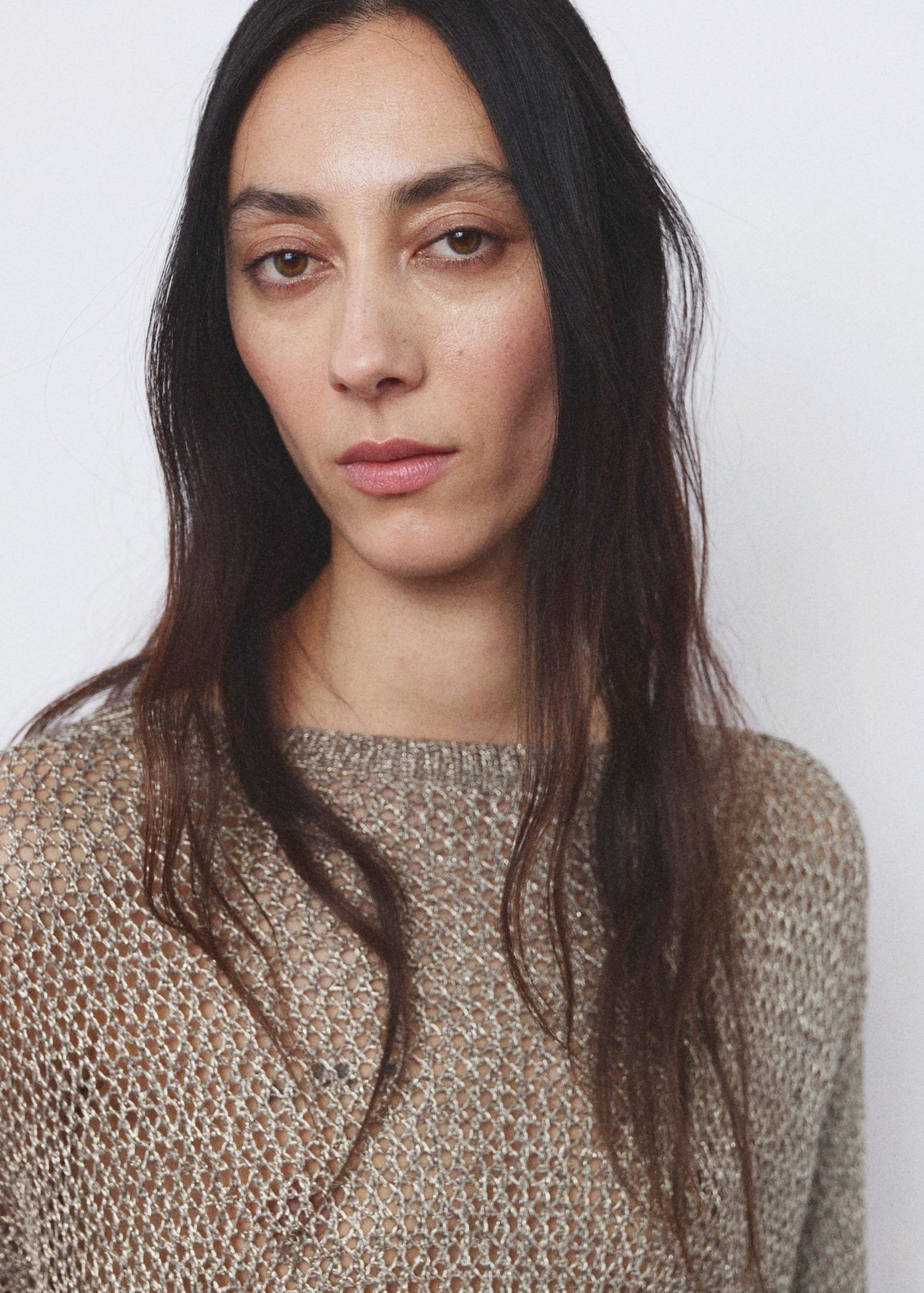 Lurex knitted sweater