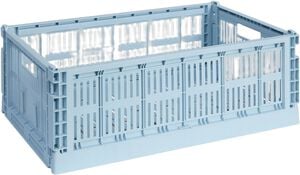 HAY Colour Crate-Large-Soft blue