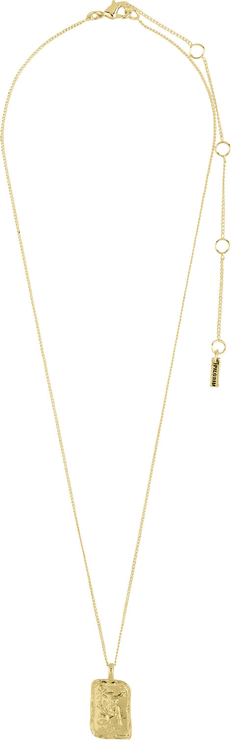 VIRGO recycled Zodiac Sign necklace, gold-plated