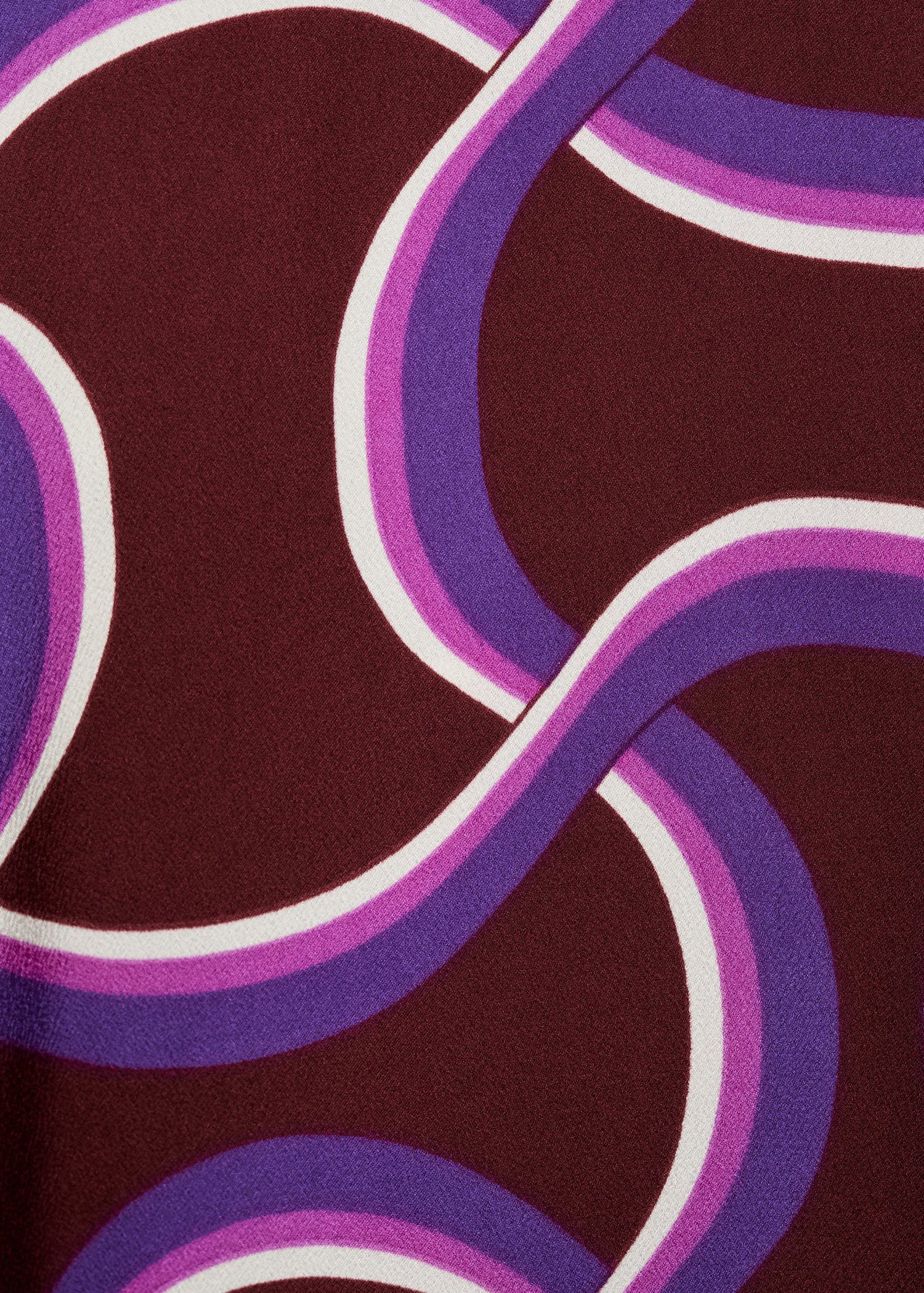 Shirt with abstract print