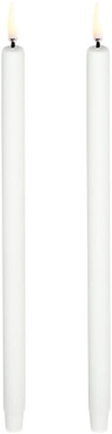 UYUNI LIGHTING - Taper LED Candle - Nordic White - 1,3 x 25 CM