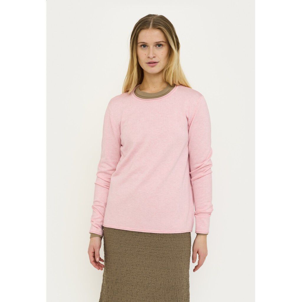 SRMarla O-neck Roll Egde Knit