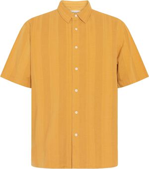 Relaxed structure short sleeve shirt