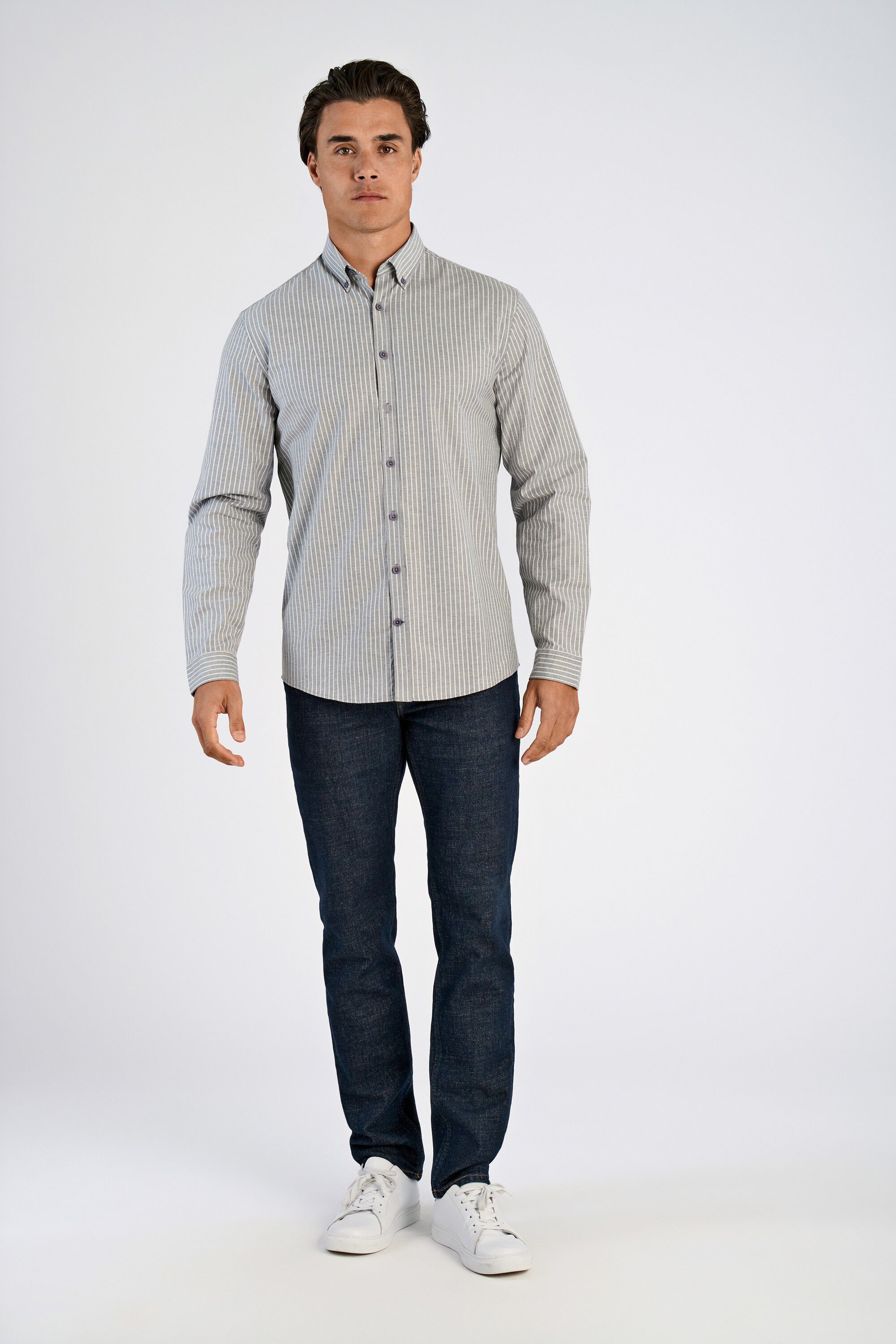 Striped superflex oxford L/S